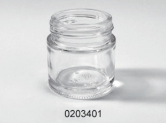 Clear Glass Food Jar - 0203401