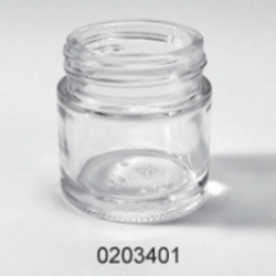 Clear Glass Food Jar - 0203401