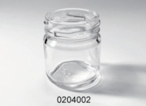 Clear Glass Food Jar - 0204002