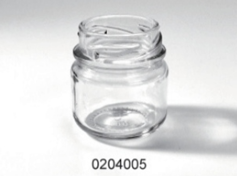 Clear Glass Food Jar - 0204005