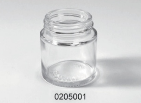 Clear Glass Food Jar - 0205001