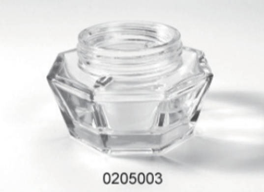 Clear Glass Food Jar - 0205003