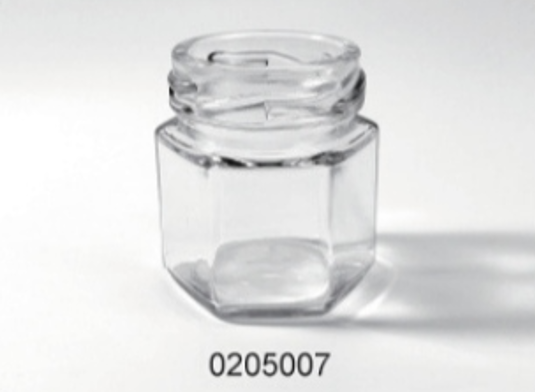 Clear Glass Food Jar - 0205007