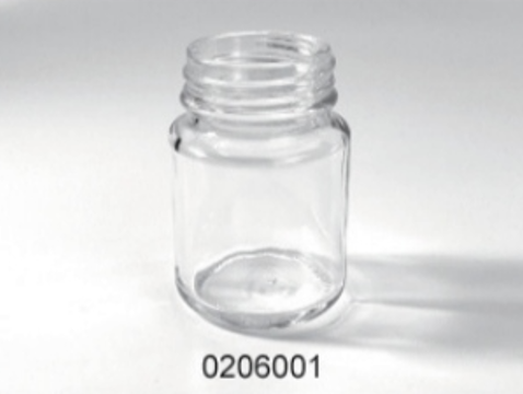 Clear Glass Food Jar - 0206001