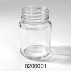 Clear Glass Food Jar - 0206001