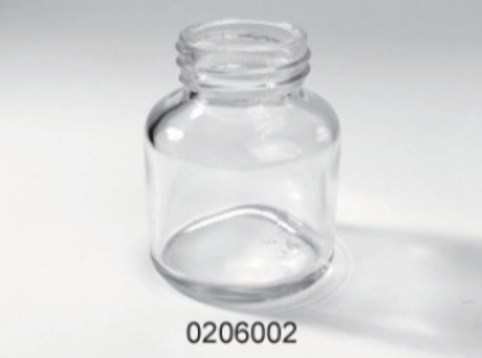 Clear Glass Food Jar - 0206002