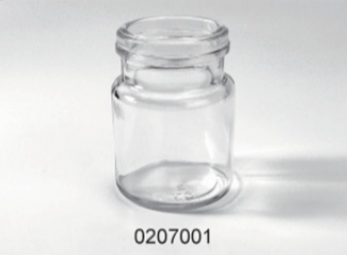 Clear Glass Food Jar - 0207001