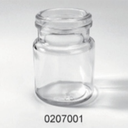 Clear Glass Food Jar - 0207001