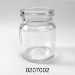 Clear Glass Food Jar - 0207002