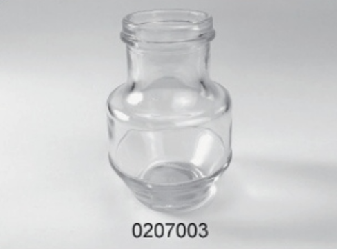 Clear Glass Food Jar - 0207003