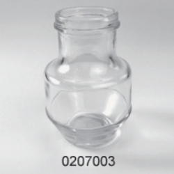 Clear Glass Food Jar - 0207003