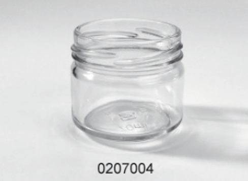 Clear Glass Food Jar - 0207004