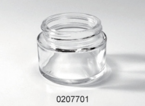 Clear Glass Food Jar - 0207701