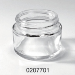 Clear Glass Food Jar - 0207701