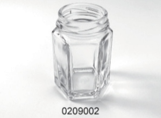 Clear Glass Food Jar - 0209002