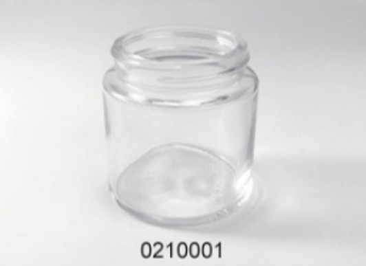 Clear Glass Food Jar - 0210001