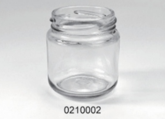 Clear Glass Food Jar - 0210002