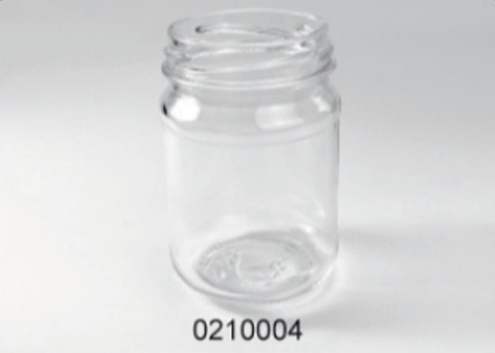 Clear Glass Food Jar - 0210004