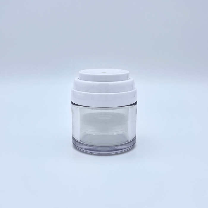 50g Airless Glass Refillable Jar