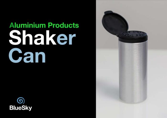 Aluminium Shaker Can