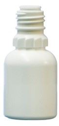 10ml White LDPE Dropper Bottle, 14mm TE Neck