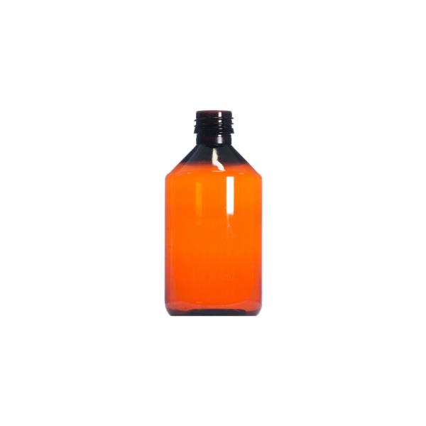 300ml Amber PET Pharma Veral, 28mm ROPP Neck