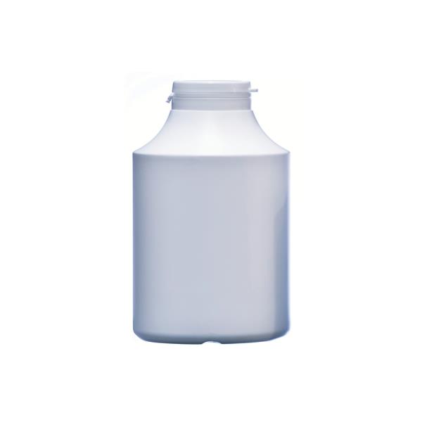 600ml White HDPE Pharma Secure Container, 43mm Snap-on Neck