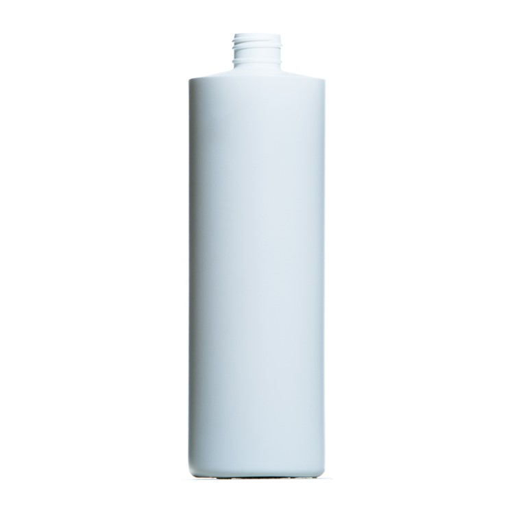 500ml White HDPE Tubular Bottle, 24/410 Neck