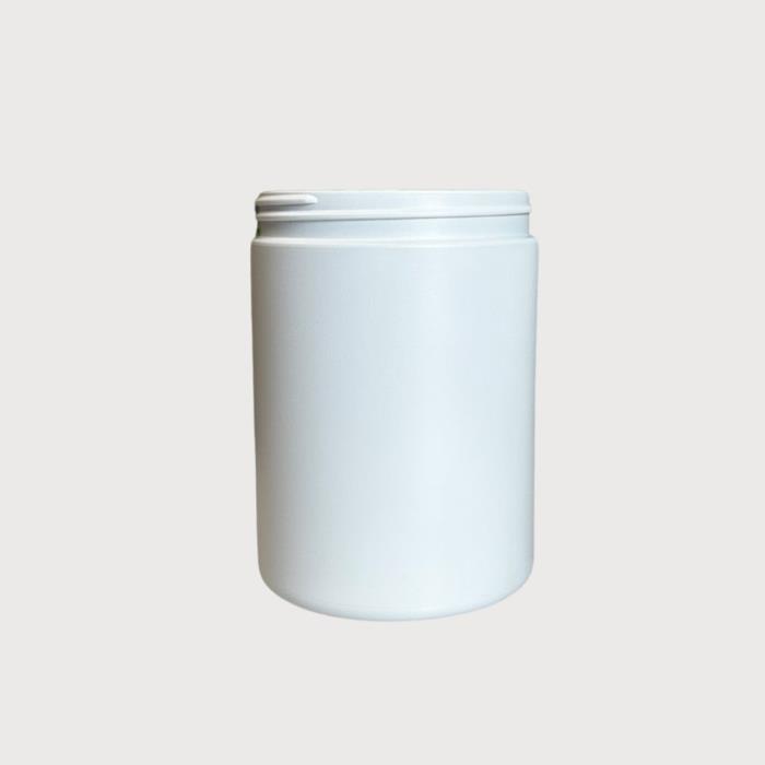 1000ml White HDPE Jar, 100/400 Neck