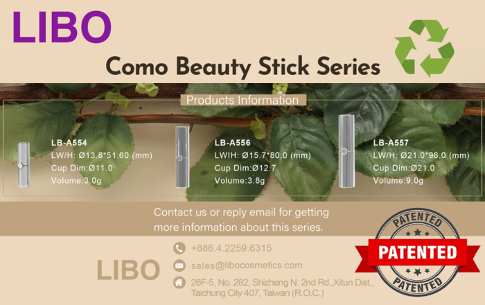 Libos Aluminum Como Beauty Stick Series