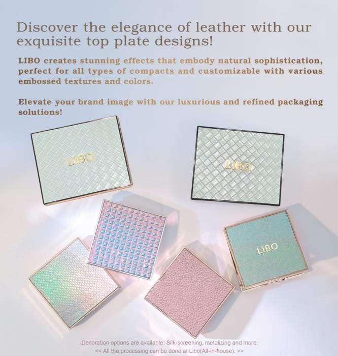 Discover the elegance of leather with LIBO’s exquisite top plate designs!