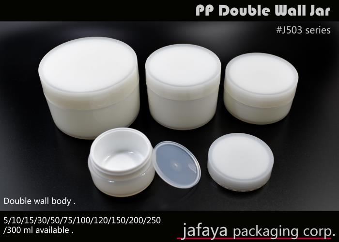 PP Double Wall Jar J503- 5ml