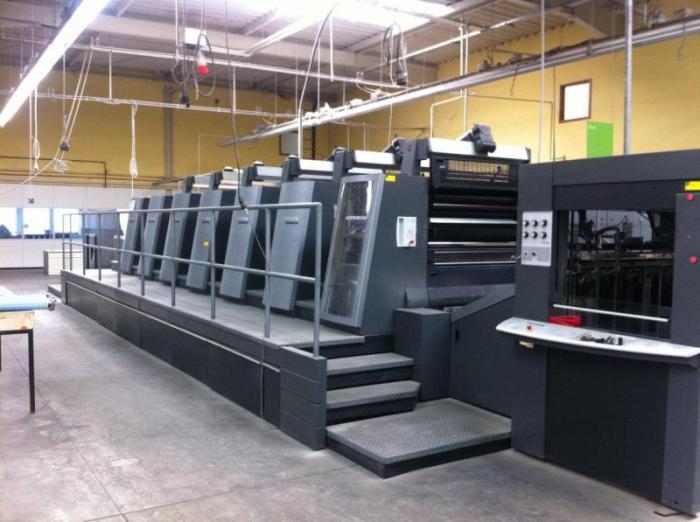 Heidelberg XL105 Offset Press Animation