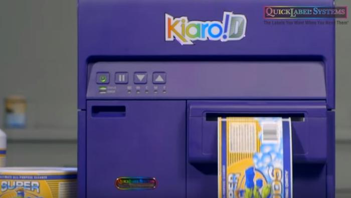 Kiaro! D Color Label Printer for GHS Labels