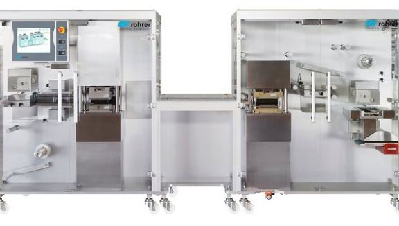 Rohrer's blister packaging machine R760 for Oxytabs