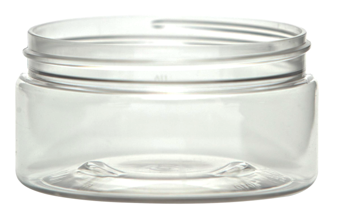 8oz,Heavy Wall Rd Jar,White,89-400