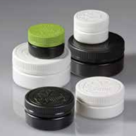 125ml HDPE Low-Profile Jars  (4CBJR70) 70-400