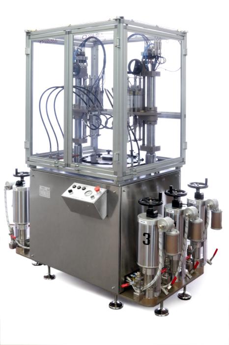 Aerosol gassing machine