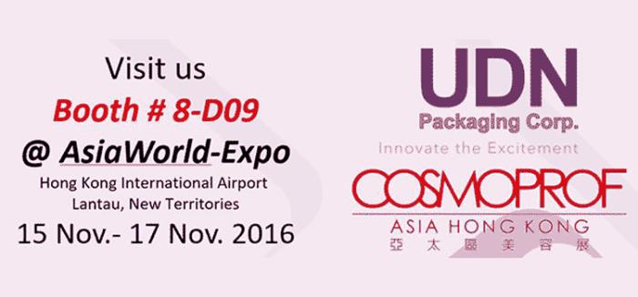 Come visit us at COSMOPROF ASIA 2016 – Hong Kong