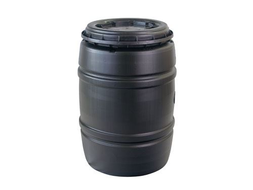 DRUM,SCR TOP,RGND;200L,BLK/GRY LID (4281) - 3038765