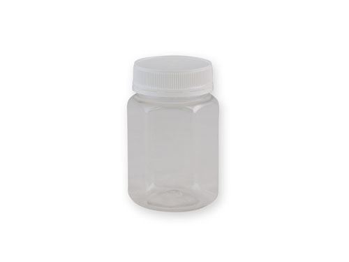 JAR T/TEL 400ML CLR HEX CTN (6321) - 083292