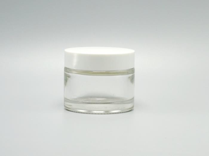 JG-F30050 50ml Cosmetic Glass Jar