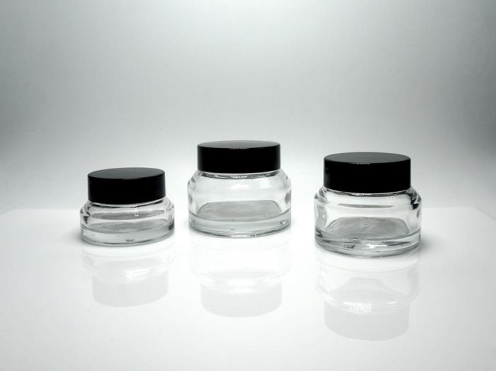 15ml clear glass jars