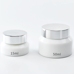 JG-X31 Opal Glass Cosmetic Jars with Lid