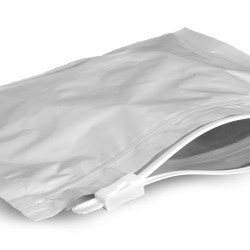 8.5 x 6 inch Plastic Bags, 8.5 in x 6 in White Child Resistant Reclosable Pouch