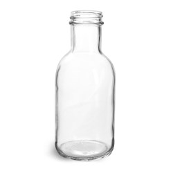 12 oz Glass Bottles, Clear Glass Stout Bottles (Bulk), Caps NOT Included