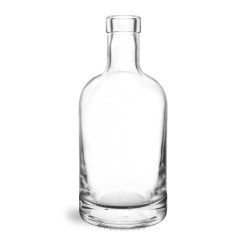 375 ml Glass Bottles, Clear Glass Bar Top Bottles (Bulk) Caps NOT Included