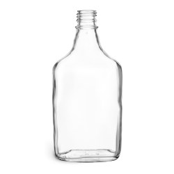 375 ml Clear Glass Flask Bottles