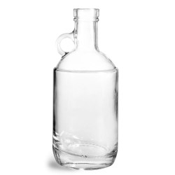 375 ml Glass Bottles, Clear Glass Moonshine Bottles (Bulk), Caps NOT Included