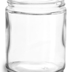 8 oz Clear Glass Jars (Bulk), Caps NOT Included